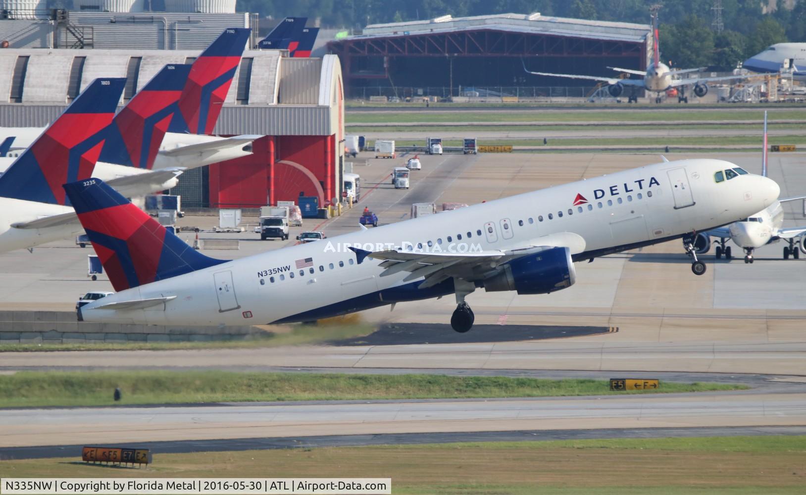 N335NW, 1992 Airbus A320-212 C/N 340, Delta