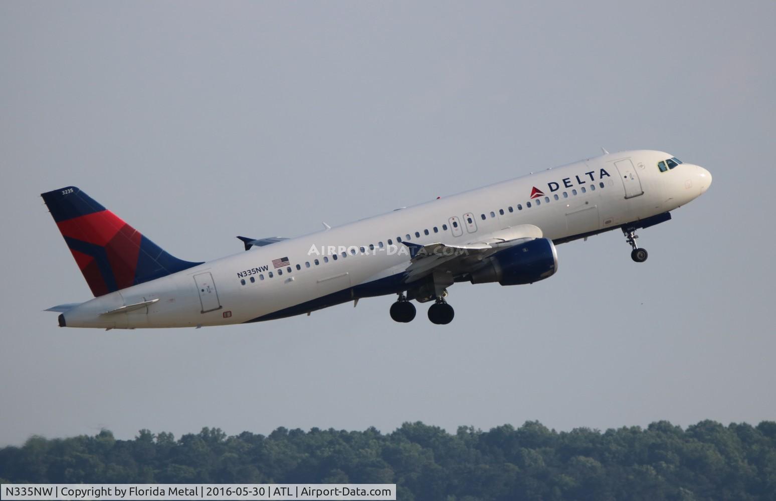 N335NW, 1992 Airbus A320-212 C/N 340, Delta