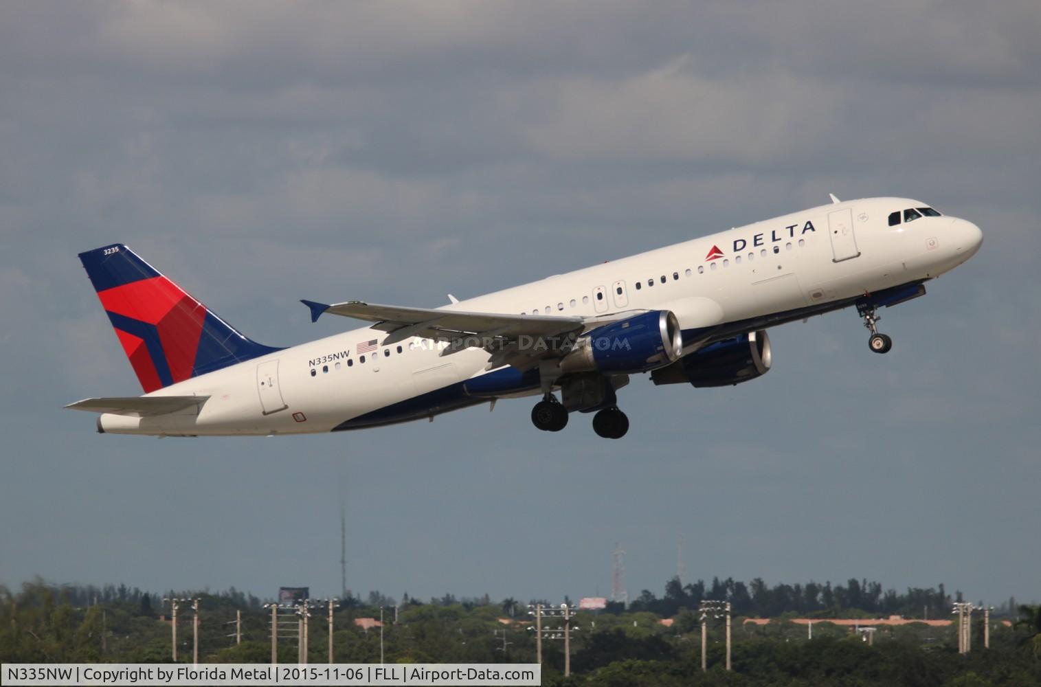 N335NW, 1992 Airbus A320-212 C/N 340, Delta