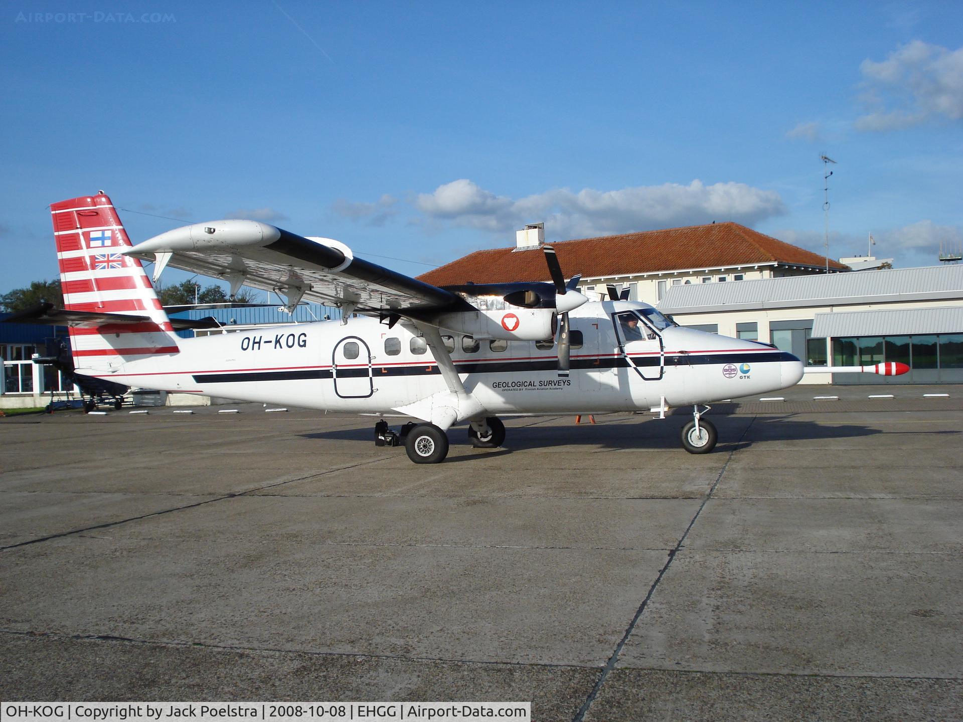 OH-KOG, 1979 De Havilland Canada DHC-6 Twin Otter 300 C/N 642, Geological Surveys DHC-6 at Groningen airport