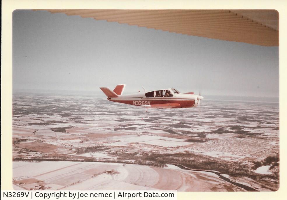 N3269V, 1947 Beech 35 Bonanza C/N D-717, Over Wisconsin 1966