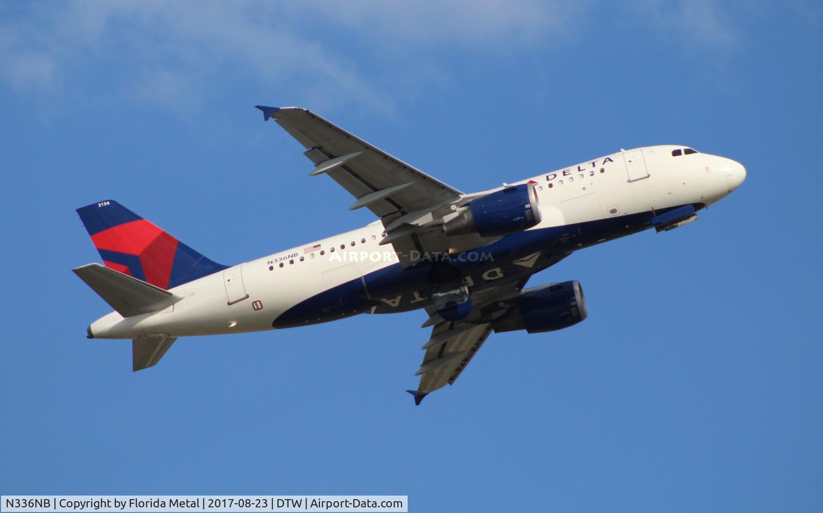 N336NB, 2002 Airbus A319-114 C/N 1683, Delta