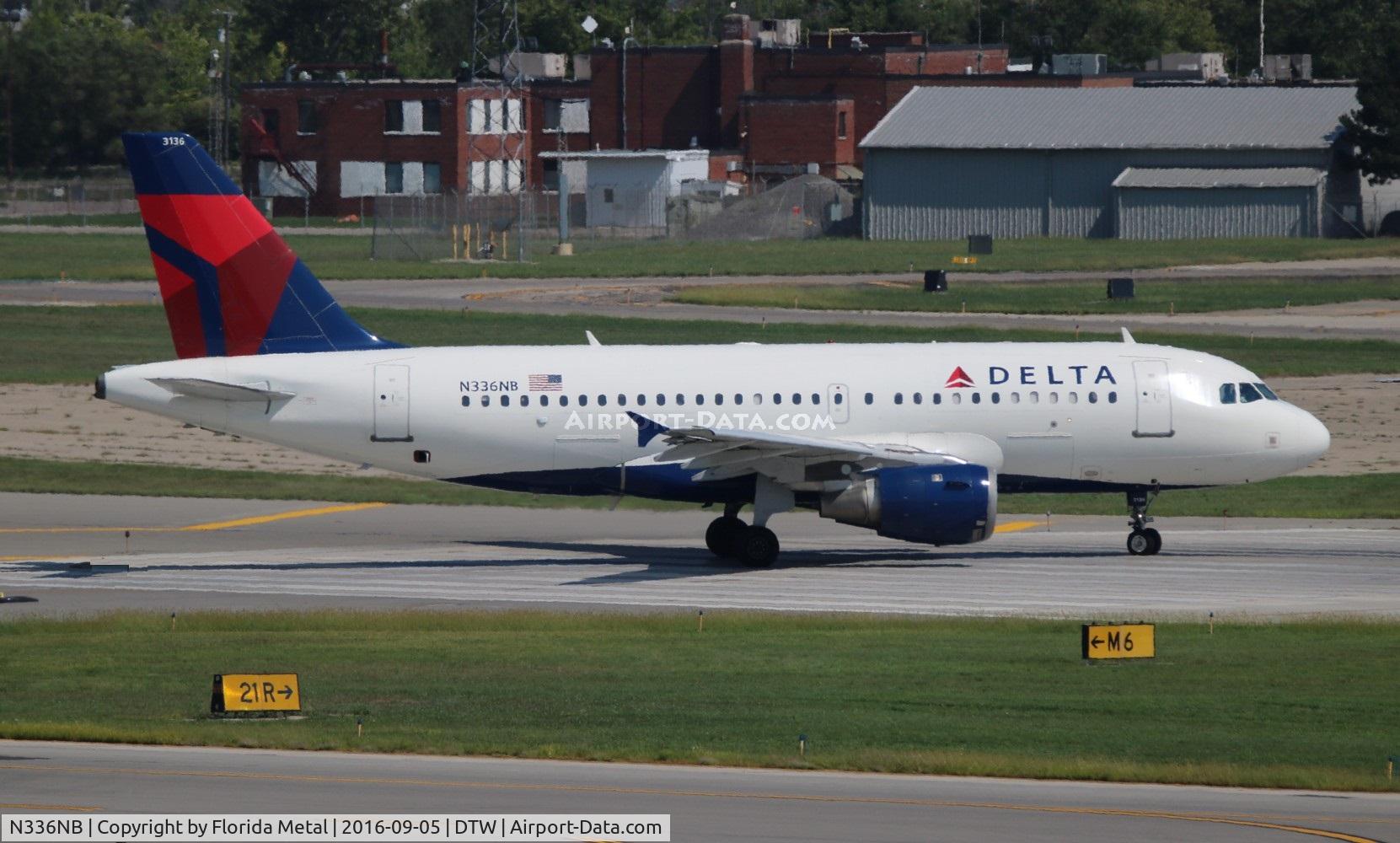 N336NB, 2002 Airbus A319-114 C/N 1683, Delta