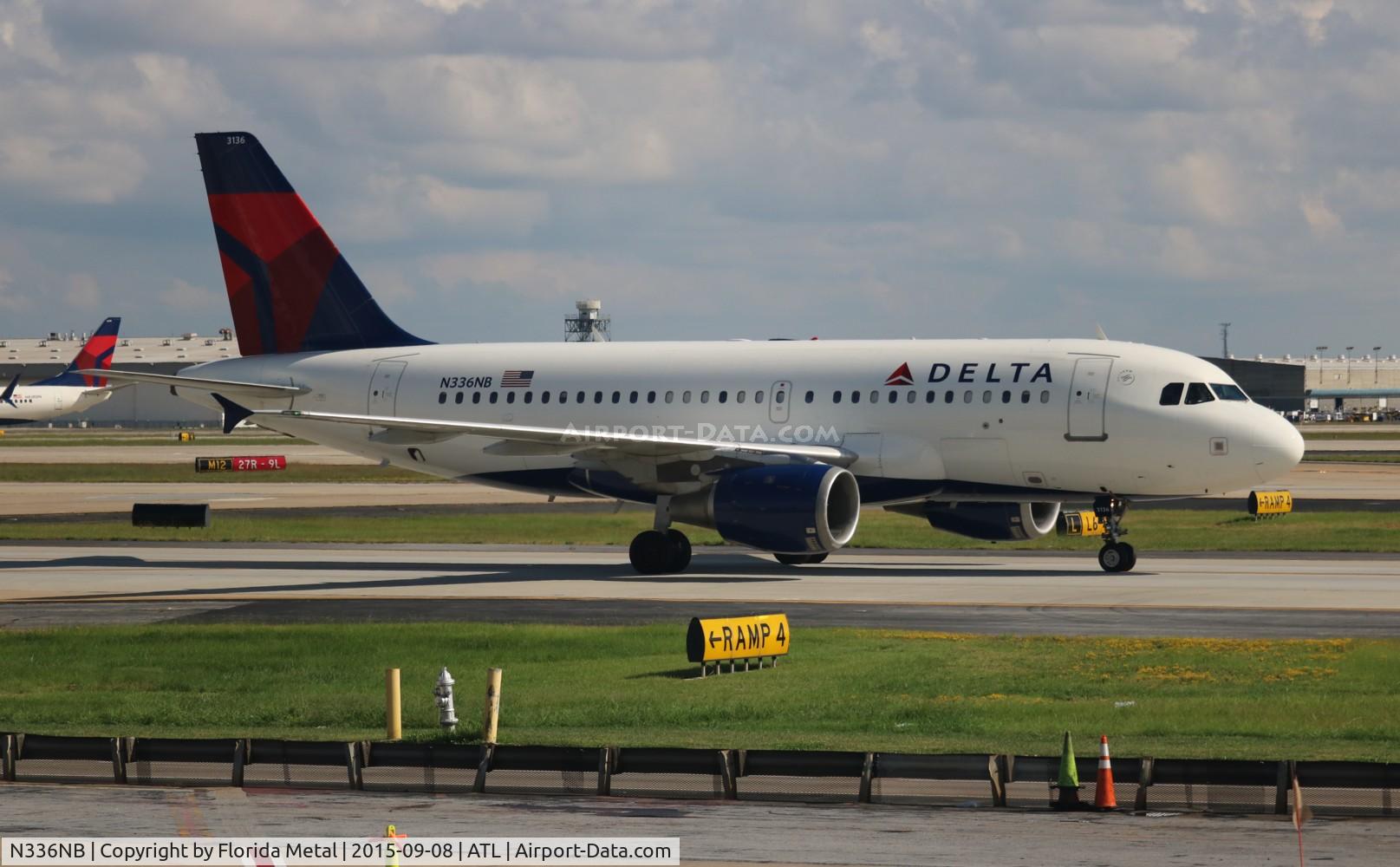 N336NB, 2002 Airbus A319-114 C/N 1683, Delta