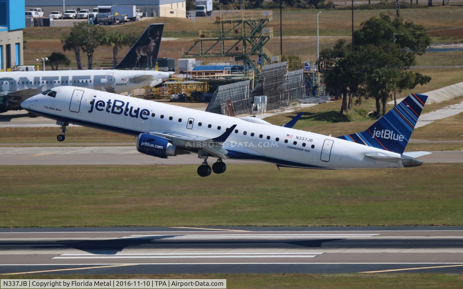 N337JB, Embraer ERJ-190-100 IGW 190AR C/N 19000473, Jet Blue