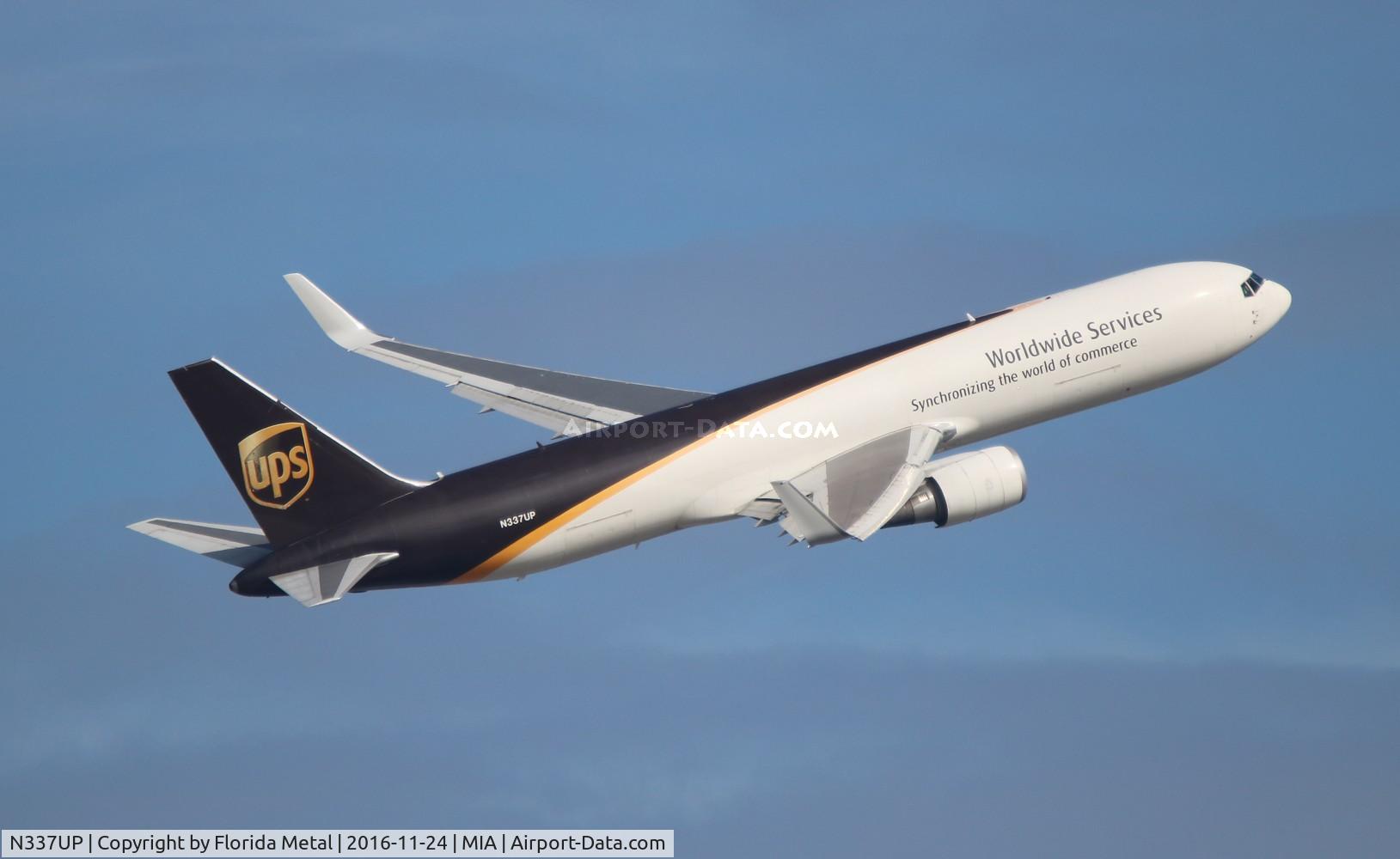 N337UP, 2010 Boeing 767-34AFER C/N 37858, UPS 767-300