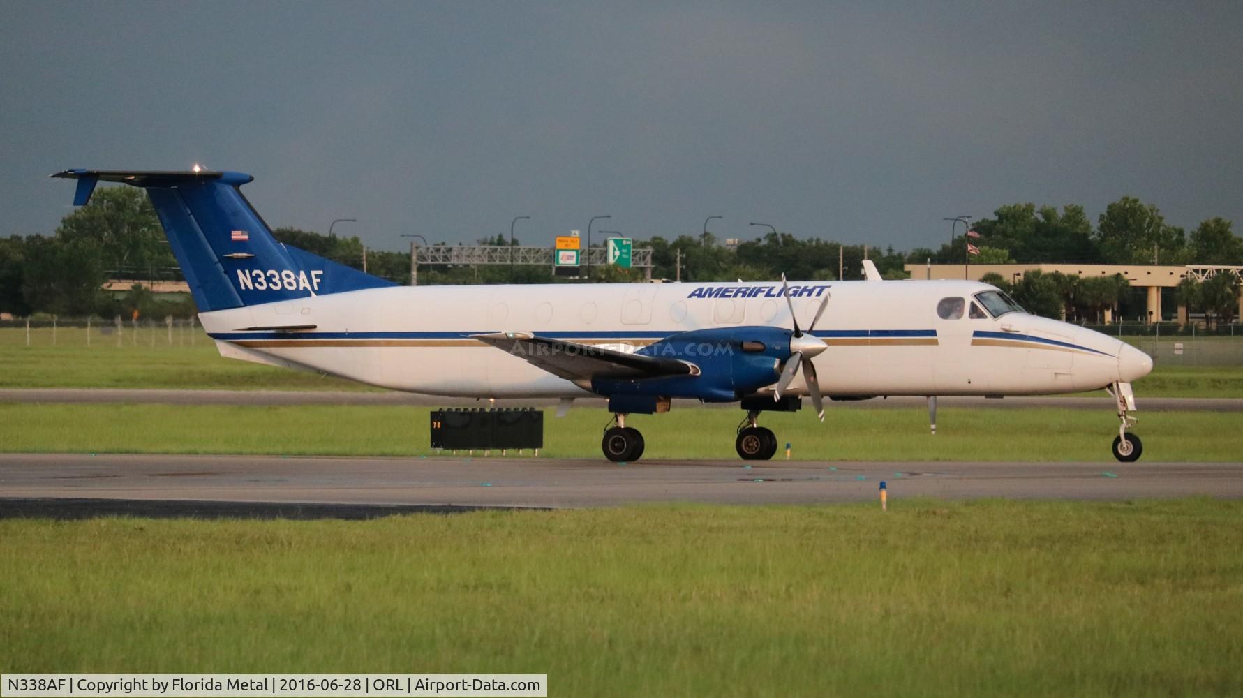 N338AF, 1989 Beech 1900C-1 C/N UC-57, Ameriflight
