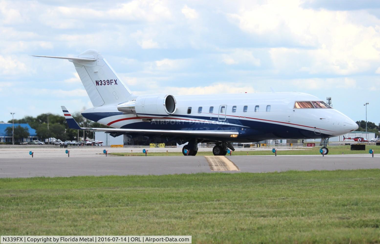 N339FX, 2007 Bombardier Challenger 605 (CL-600-2B16) C/N 5719, Flexjet