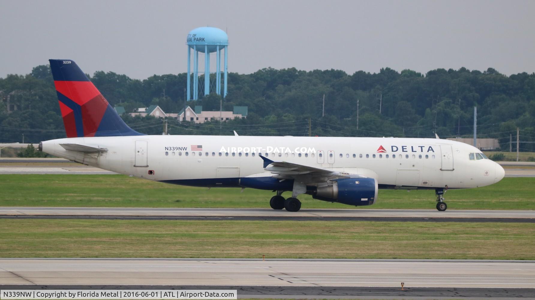 N339NW, 1992 Airbus A320-212 C/N 367, Delta