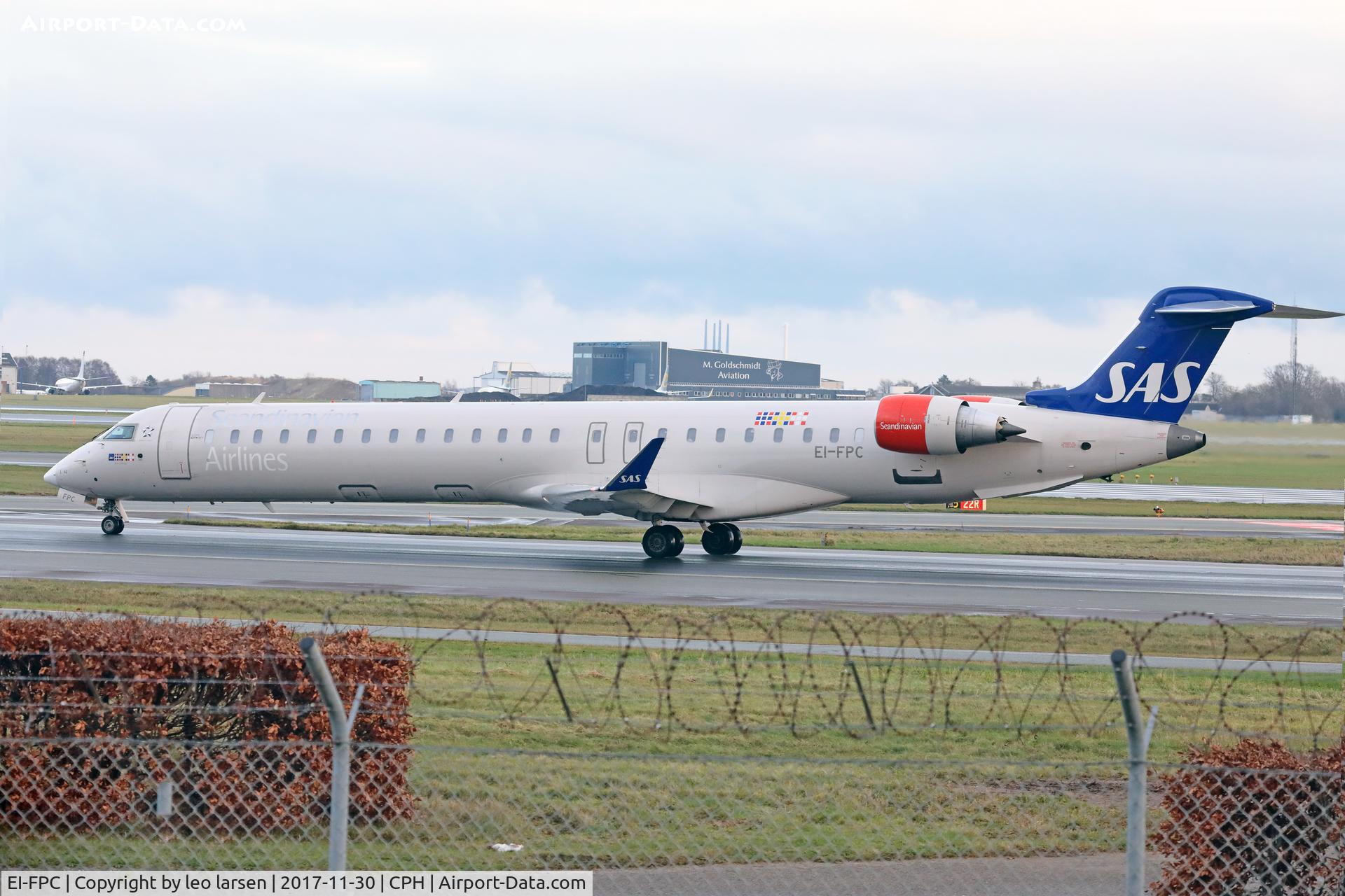 EI-FPC, 2016 Bombardier CRJ-900LR (CL-600-2D24) C/N 15400, Copenhagen 30.11.2017