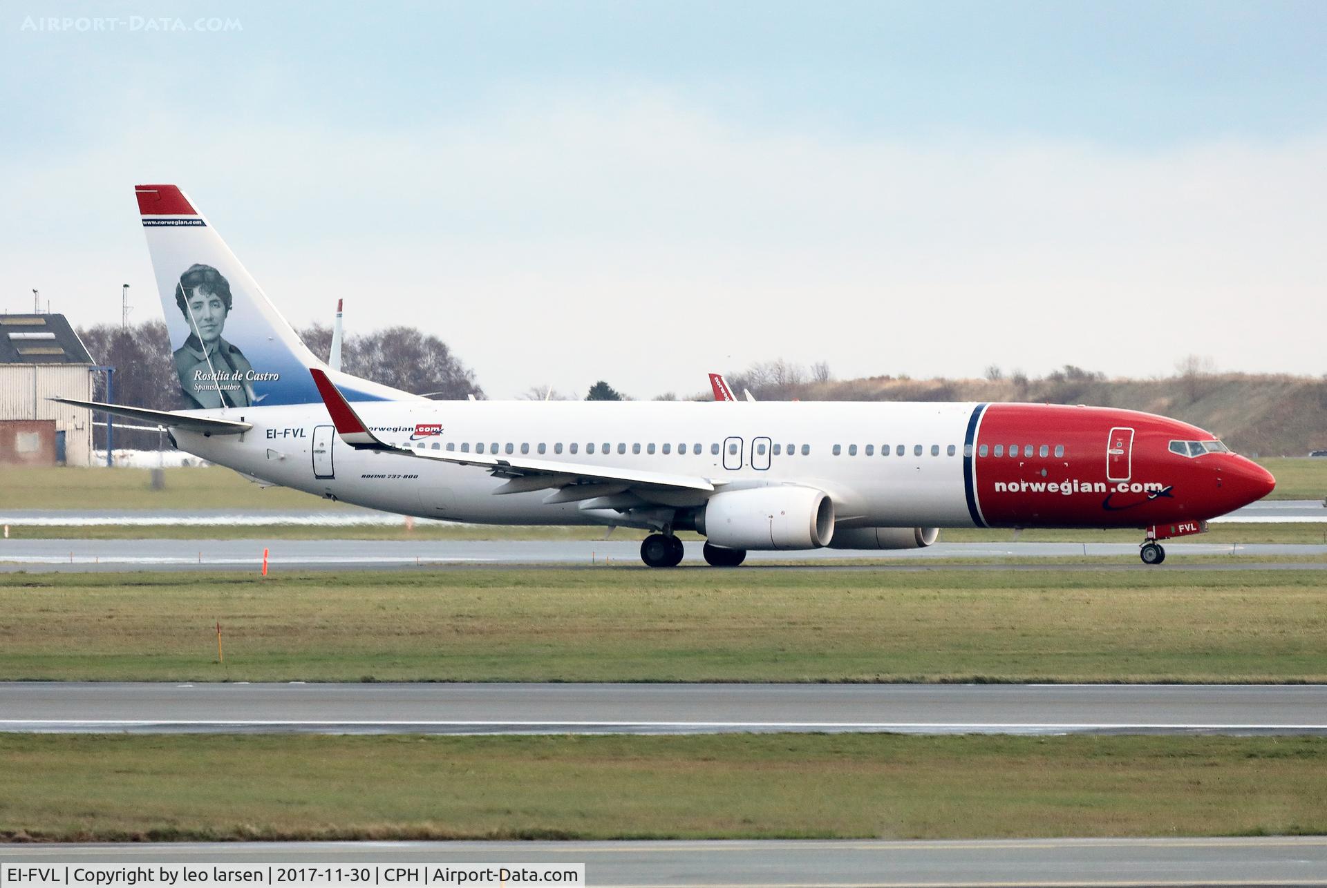 EI-FVL, 2017 Boeing 737-86N C/N 42084, Copenhagen 30.11.2017 