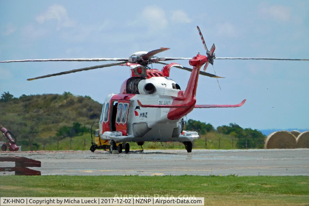 ZK-HNO, AgustaWestland AW-139 C/N 31156, At New Plymouth