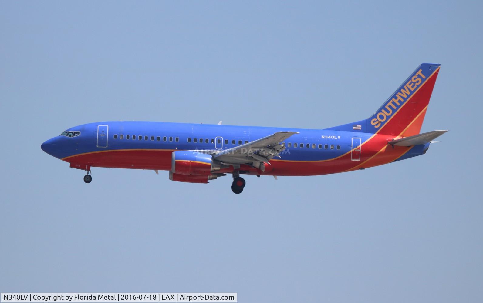 N340LV, 1987 Boeing 737-3K2 C/N 23738, Southwest