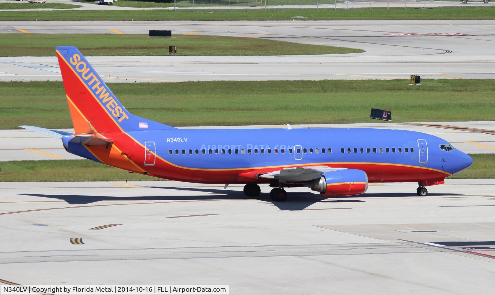 N340LV, 1987 Boeing 737-3K2 C/N 23738, Southwest