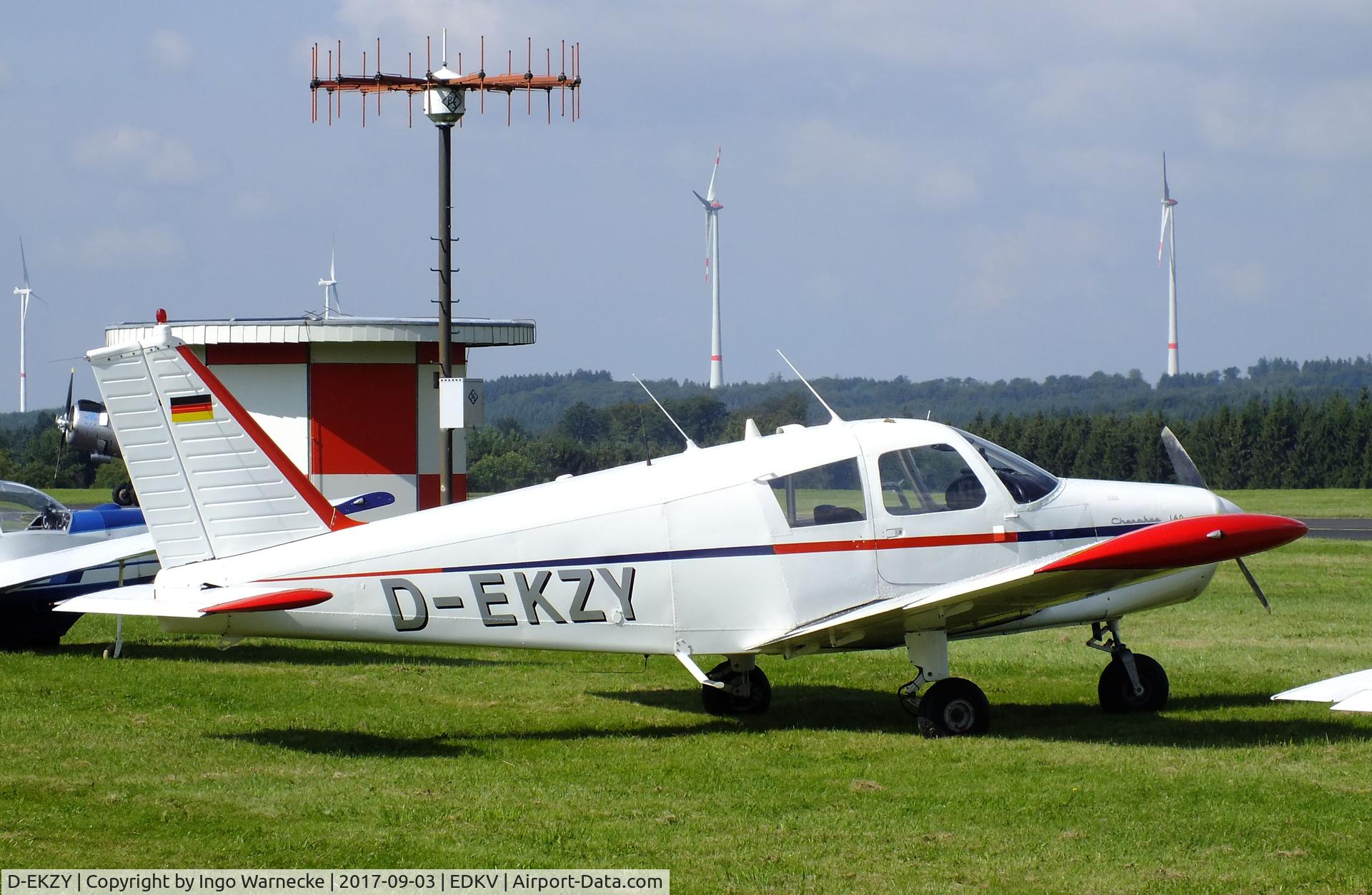 D-EKZY, 1966 Piper PA-28-140 Cherokee C/N 28-21419, Piper PA-28-140 Cherokee at the Dahlemer Binz 60th jubilee airfield display