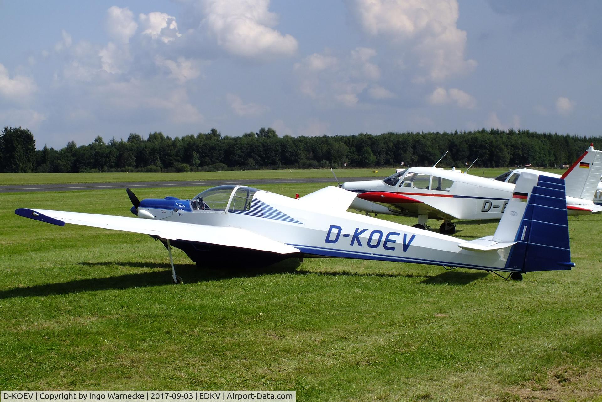 D-KOEV, Scheibe SF-25C Falke C/N 4480, Scheibe SF-25C Falke at the Dahlemer Binz 60th jubilee airfield display
