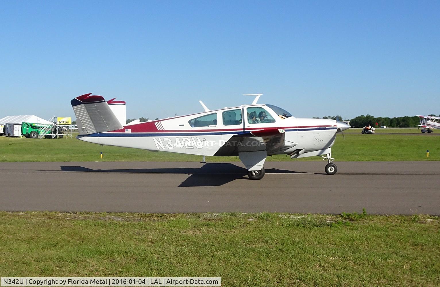 N342U, 1971 Beech V35B Bonanza C/N D-9251, Bonanza V35