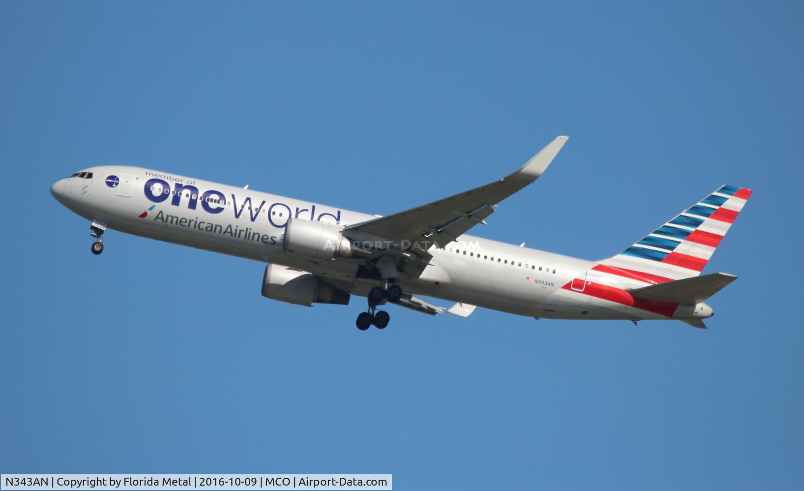 N343AN, 2003 Boeing 767-323 C/N 33082, American