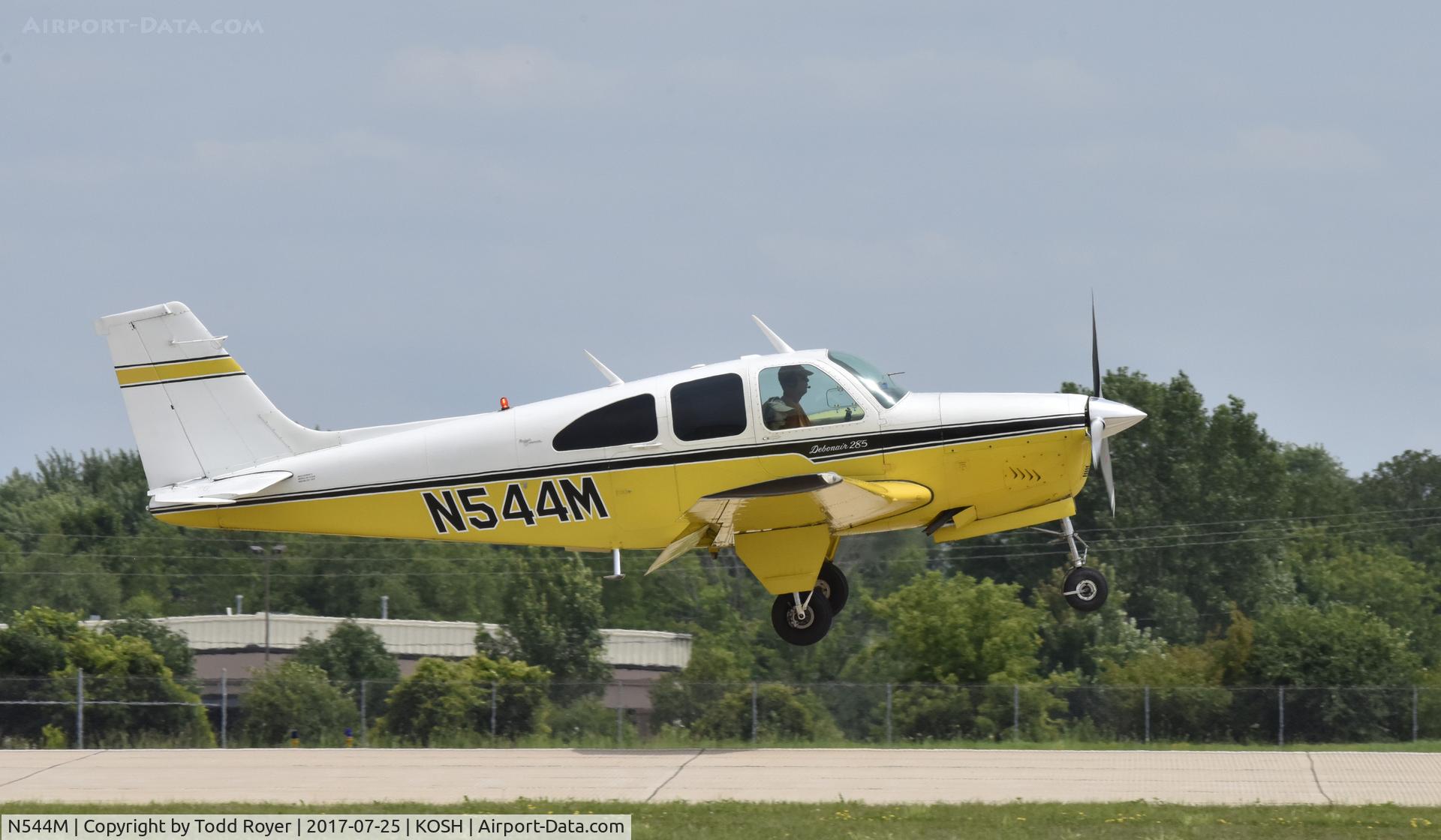 N544M, 1966 Beech 35-C33A Debonair C/N CE-104, Airventure 2017