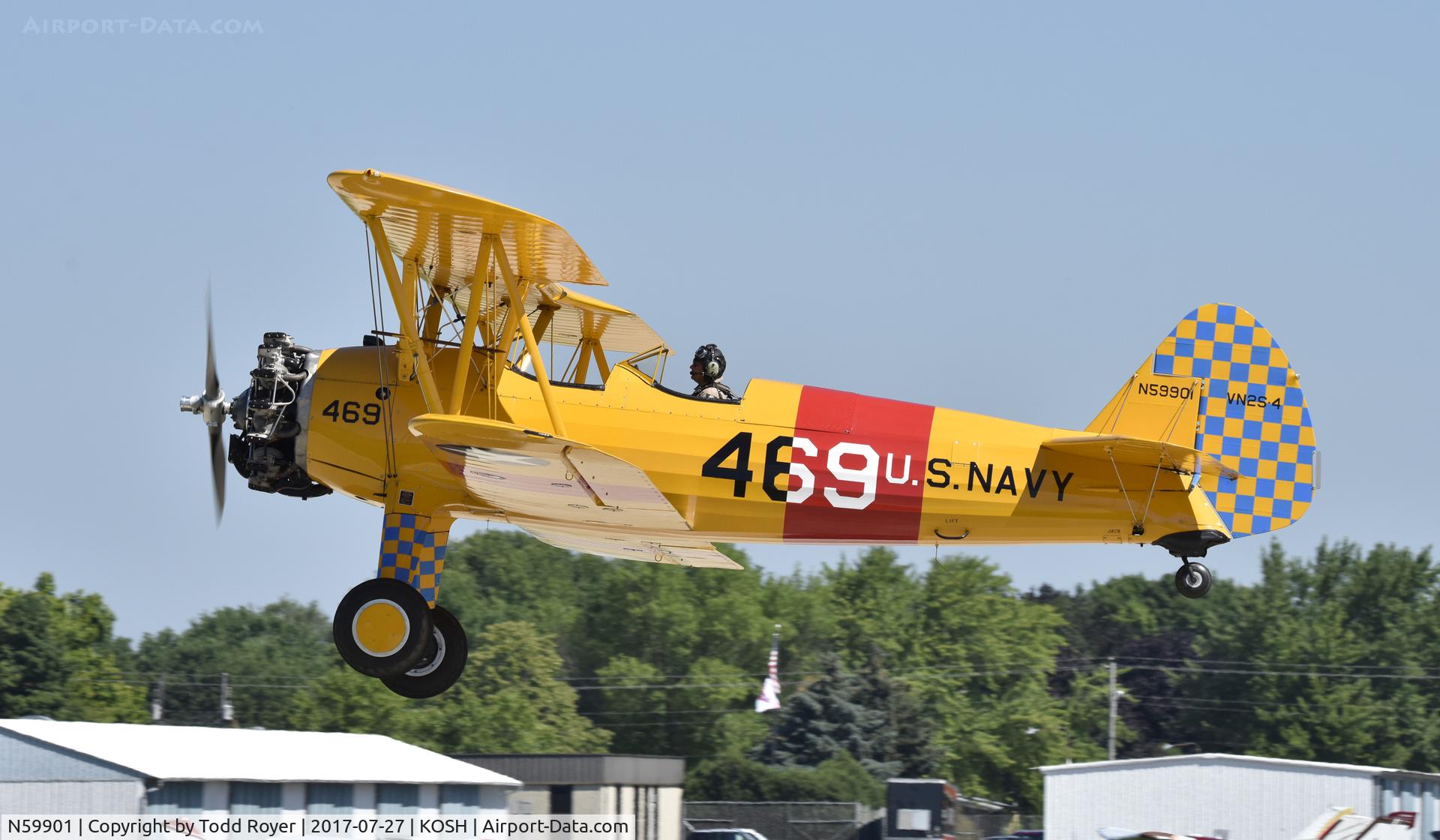 N59901, 1942 Boeing A75N1(PT17) C/N 75-3379, Airventure 2017