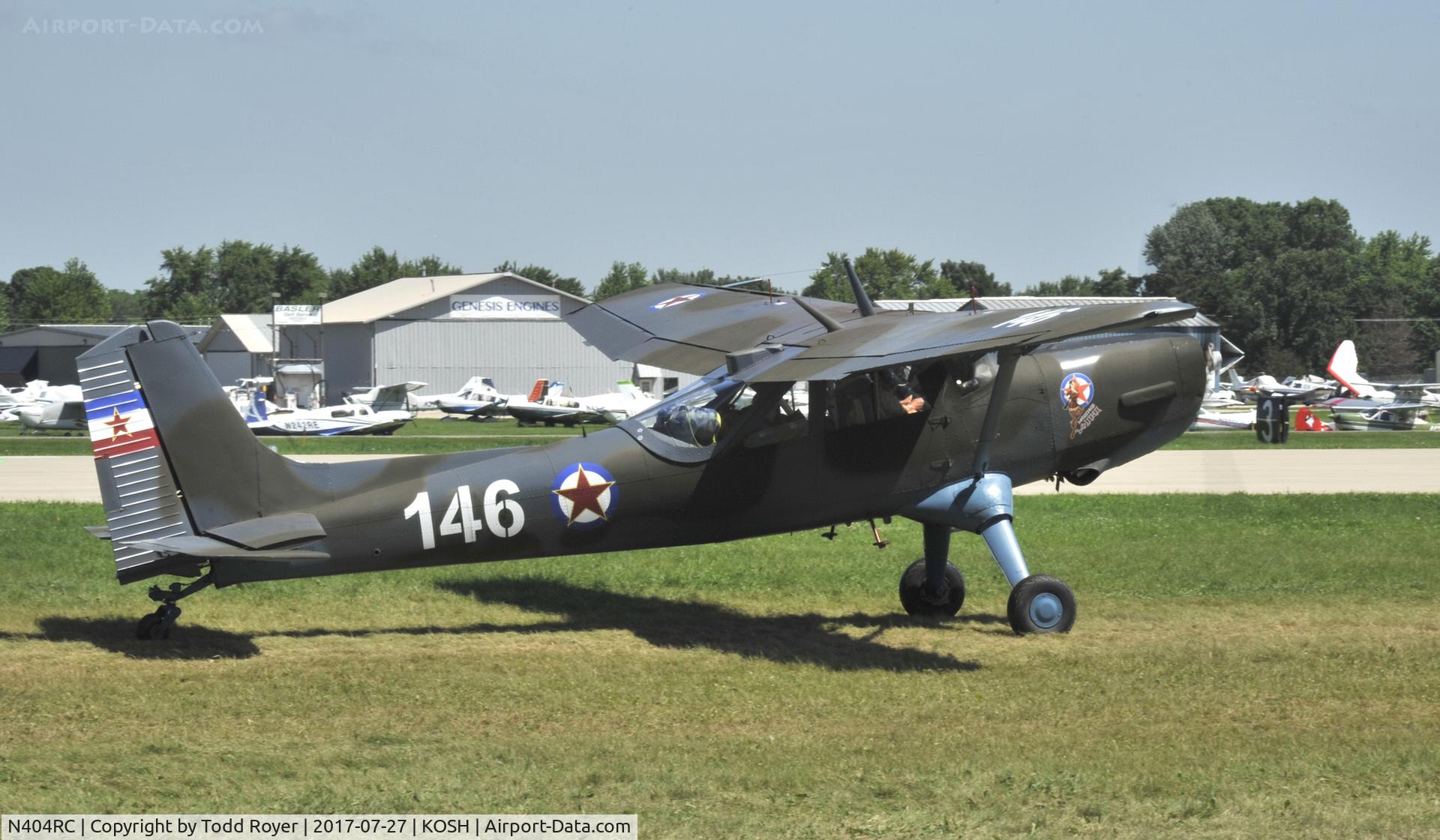 N404RC, 1973 Utva UTVA-66 (V-51) C/N 0855, Airventure 2017
