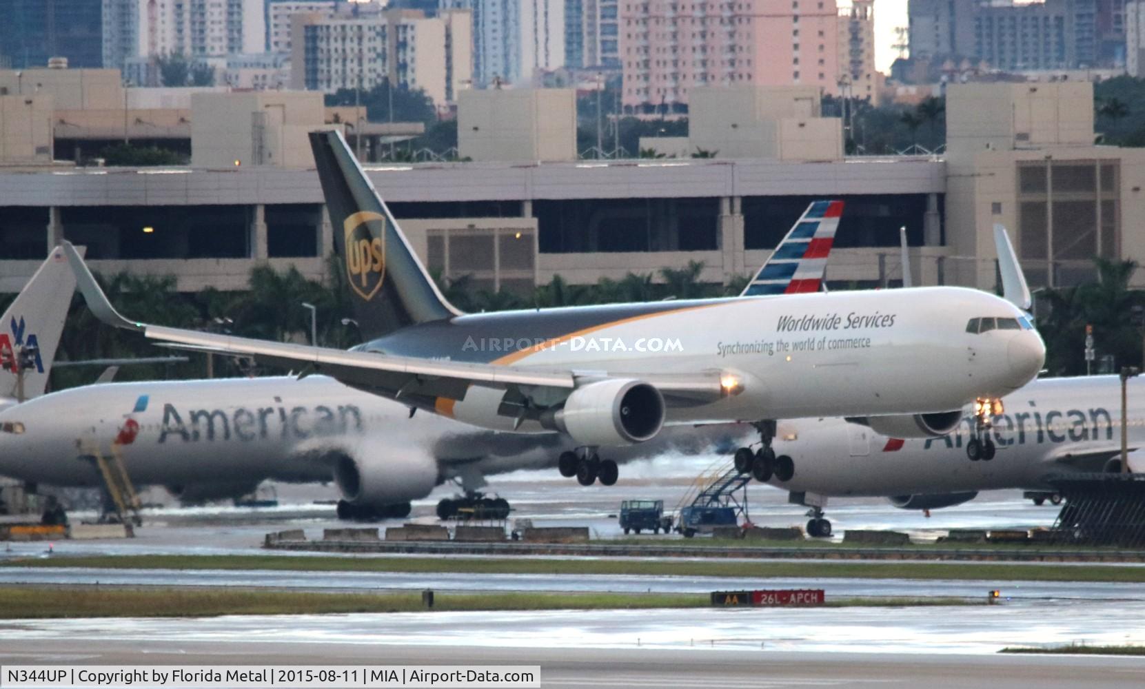N344UP, 2011 Boeing 767-34AF C/N 37866, UPS 767-300