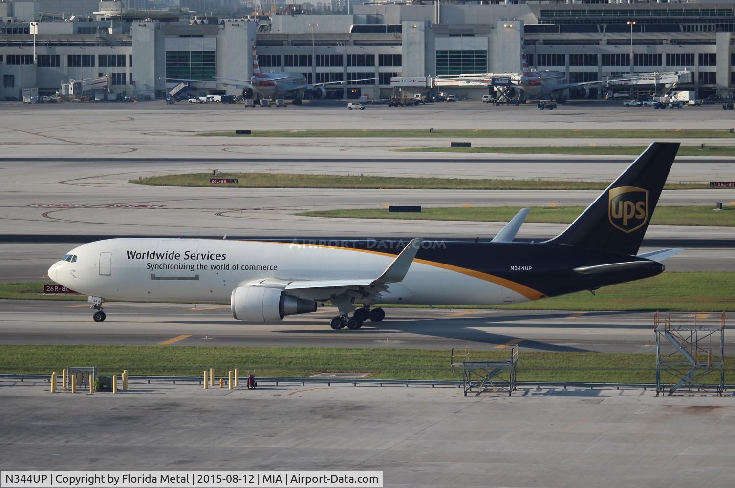 N344UP, 2011 Boeing 767-34AF C/N 37866, UPS 767-300