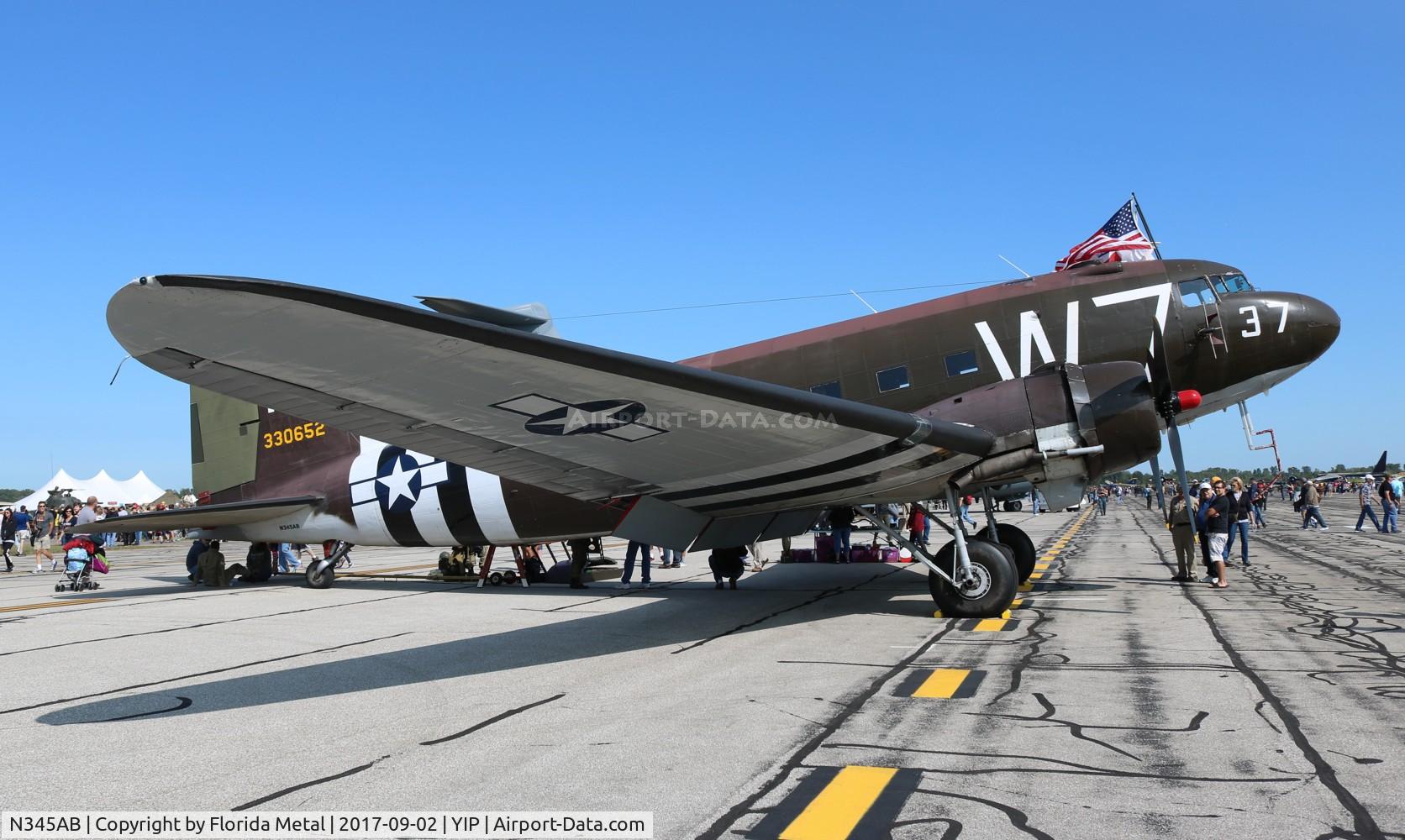 N345AB, 1943 Douglas DC3C-S1C3G (C-47A) C/N 13803, C-47 Skytrain