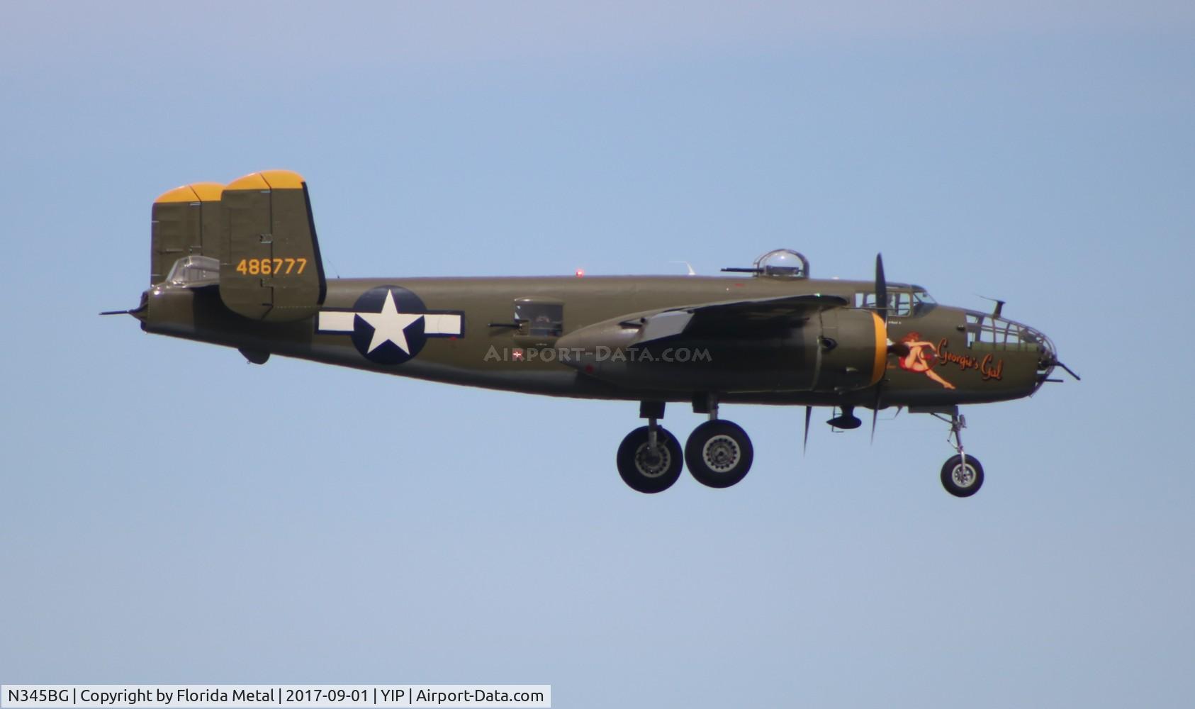 N345BG, 1944 North American TB-25N Mitchell C/N 108-47531, Georgie's Gal