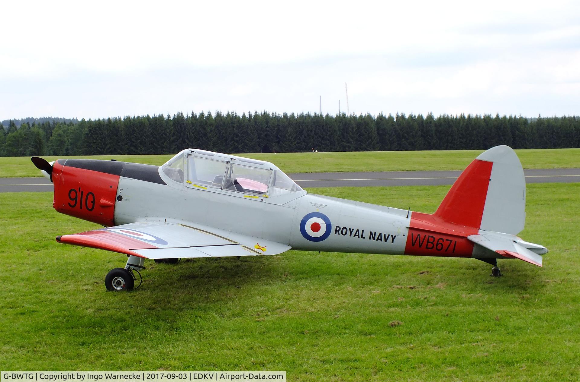 G-BWTG, 1950 De Havilland DHC-1 Chipmunk T.10 C/N C1/0119, De Havilland Canada DHC-1 Chipmunk T10 at the Dahlemer Binz 60th jubilee airfield display