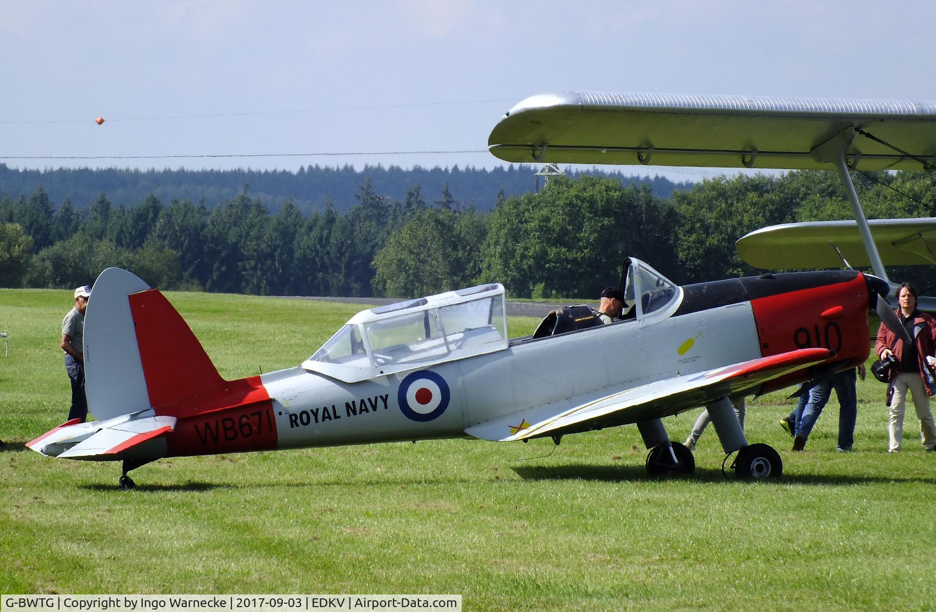 G-BWTG, 1950 De Havilland DHC-1 Chipmunk T.10 C/N C1/0119, De Havilland Canada DHC-1 Chipmunk T10 at the Dahlemer Binz 60th jubilee airfield display