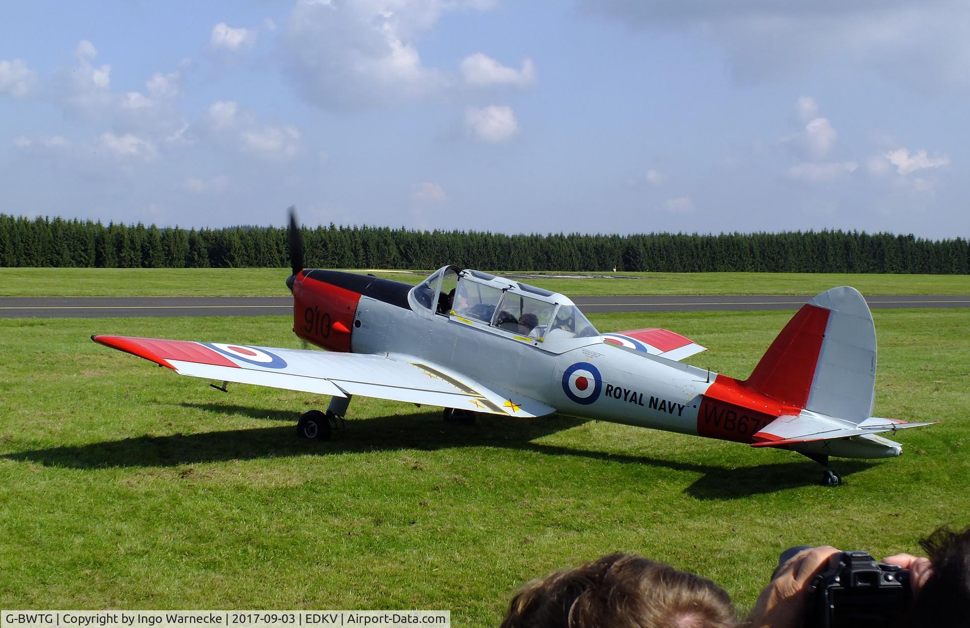 G-BWTG, 1950 De Havilland DHC-1 Chipmunk T.10 C/N C1/0119, De Havilland Canada DHC-1 Chipmunk T10 at the Dahlemer Binz 60th jubilee airfield display