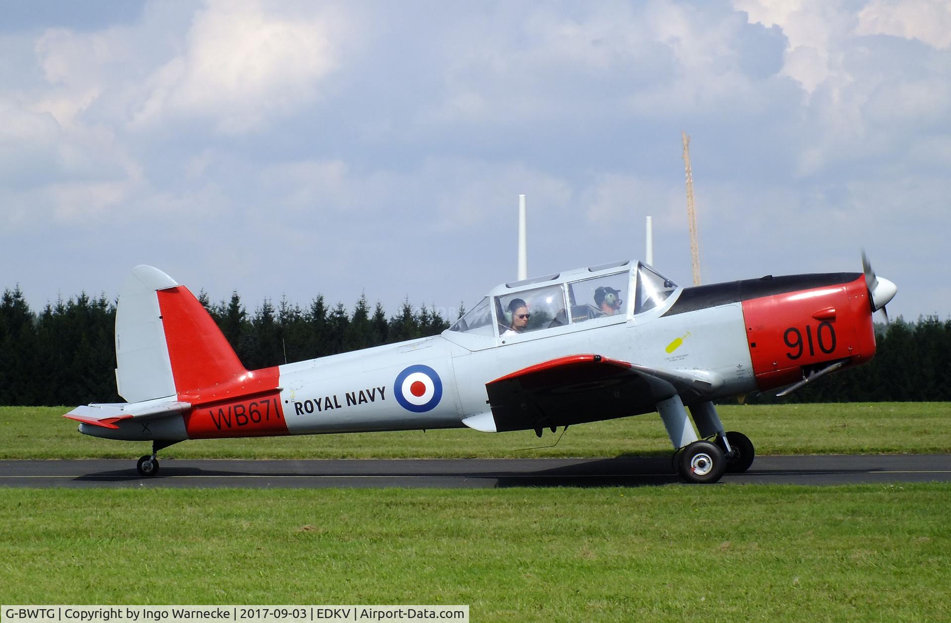 G-BWTG, 1950 De Havilland DHC-1 Chipmunk T.10 C/N C1/0119, De Havilland Canada DHC-1 Chipmunk T10 at the Dahlemer Binz 60th jubilee airfield display