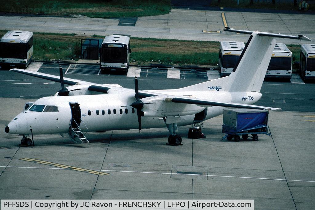 PH-SDS, 1991 De Havilland Canada DHC-8-311 Dash 8 C/N 293, at Paris Orly South, Schreiner Airways>SABENA