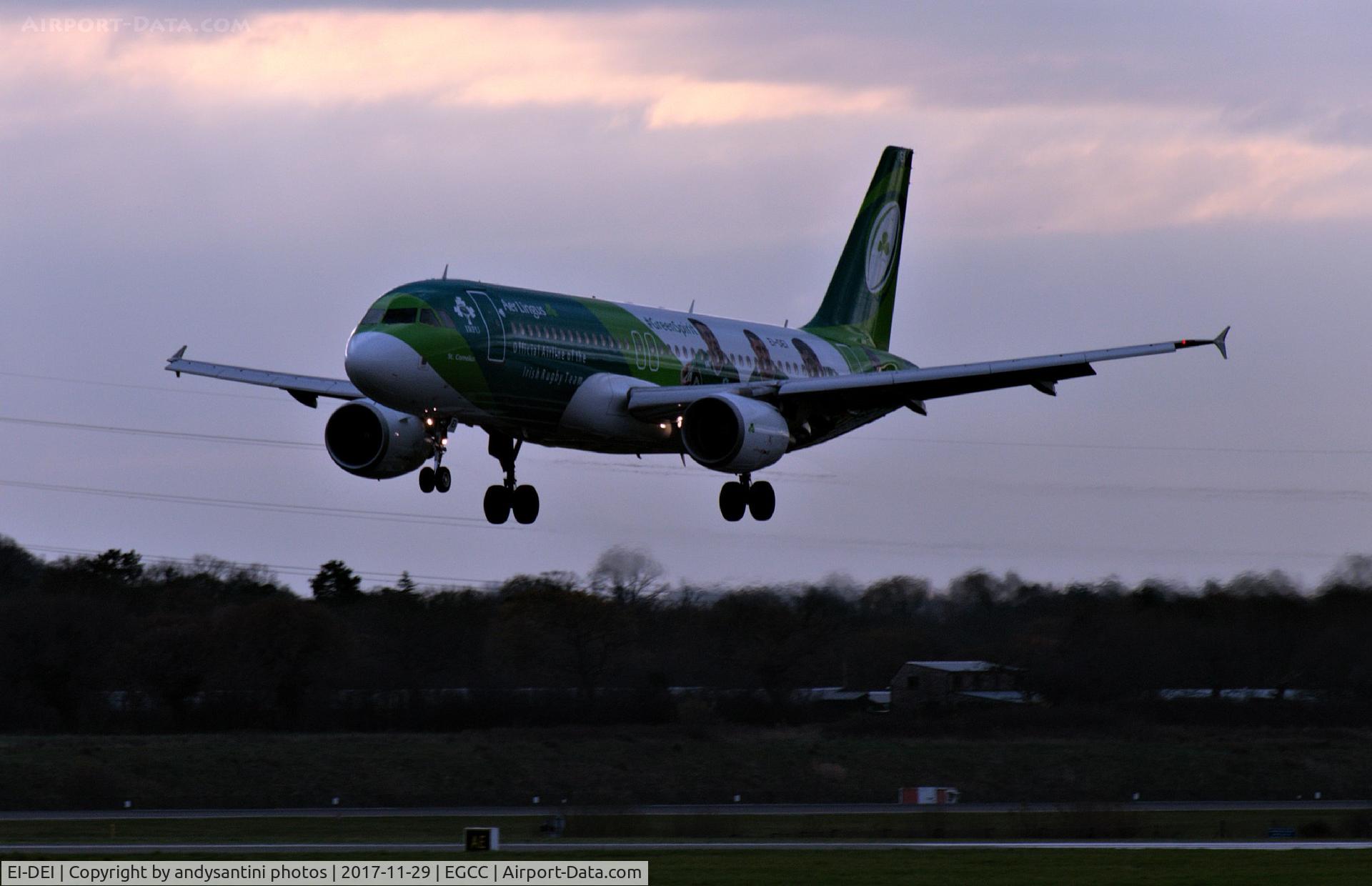 EI-DEI, 2005 Airbus A320-214 C/N 2374, just comeing in to land.