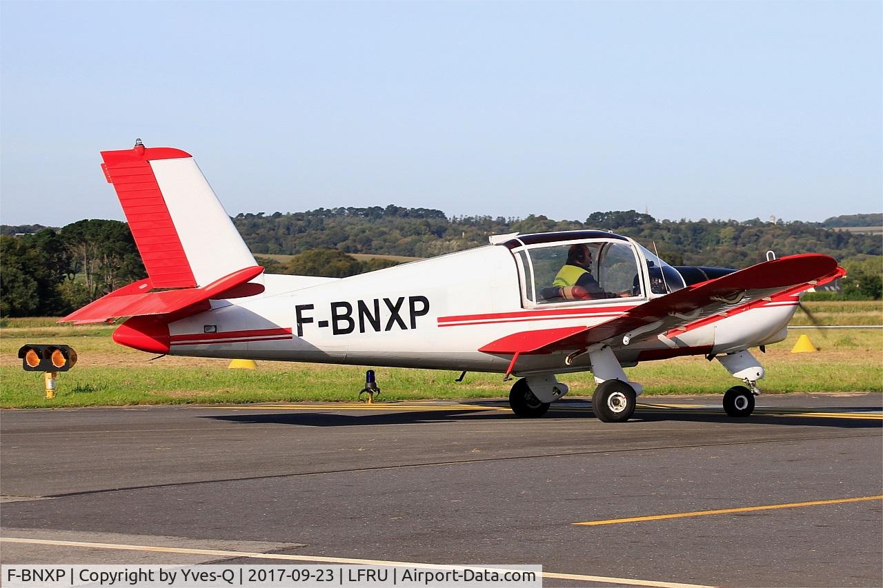 F-BNXP, Morane-Saulnier MS-880B Rallye Club C/N 839, Morane-Saulnier MS-880B Rallye Club, Taxiing to holding point rwy 23, Morlaix-Ploujean airport (LFRU-MXN)