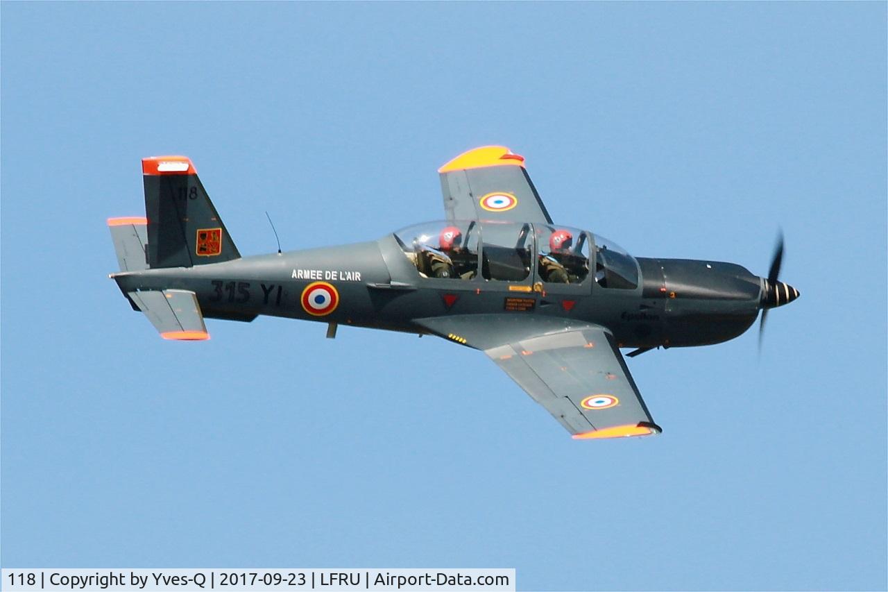 118, Socata TB-30 Epsilon C/N 118, Socata TB-30 Epsilon, On display, Morlaix-Ploujean airport (LFRU-MXN) Air show 2017