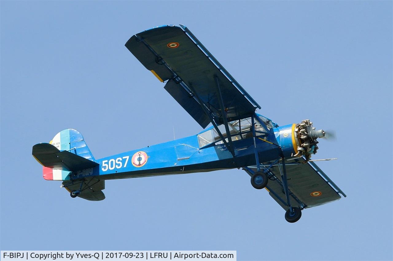 F-BIPJ, Morane-Saulnier MS-505 Criquet C/N 149, Morane-Saulnier MS-505 Criquet, On display, Morlaix-Ploujean airport (LFRU-MXN) Air show 2017