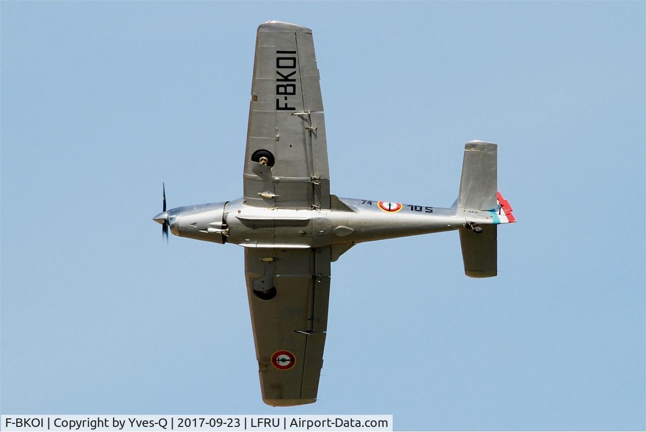 F-BKOI, Morane-Saulnier MS-733 Alcyon C/N 74, Morane-Saulnier MS-733 Alcyon, On display, Morlaix-Ploujean airport (LFRU-MXN) Air show 2017