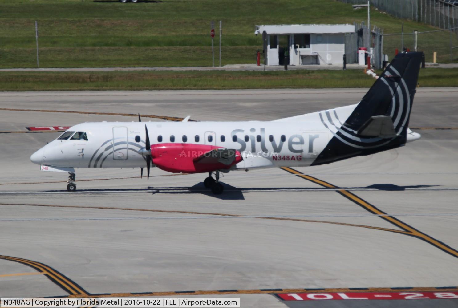 N348AG, 1998 Saab 340B C/N 340B-448, Silver Airways