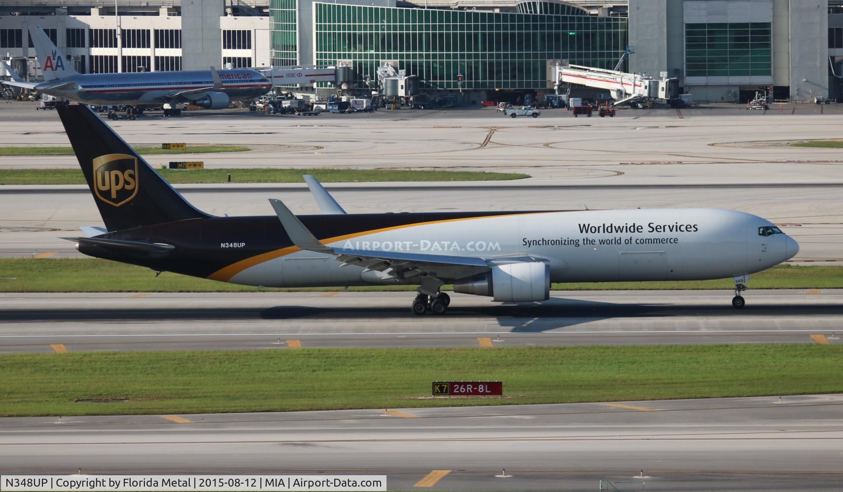N348UP, 2012 Boeing 767-34A/ER C/N 37872, UPS 767-300