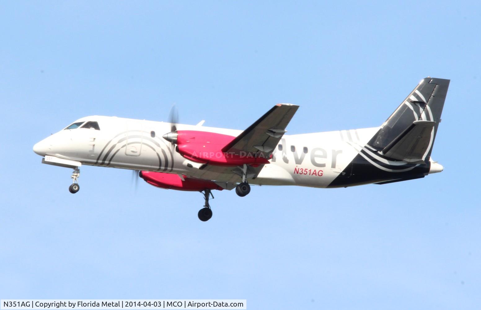 N351AG, 1998 Saab 340B C/N 340B-445, Silver Airways