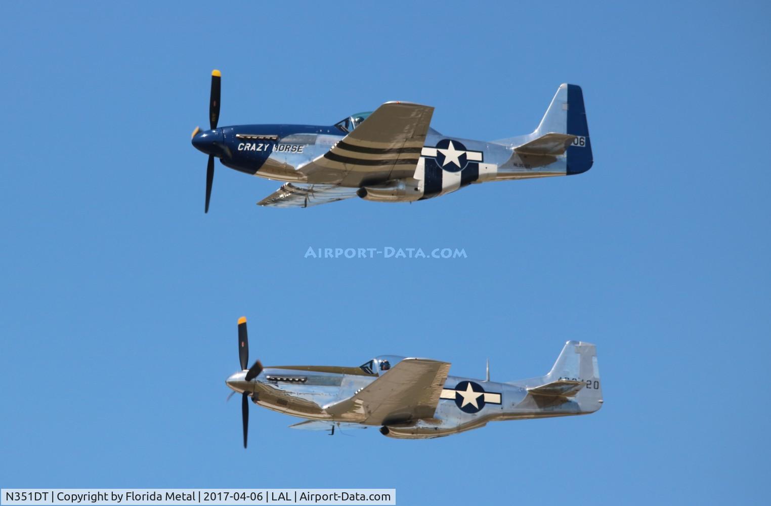 N351DT, 1944 North American P-51D Mustang C/N 122-41042, Crazy Horse 2