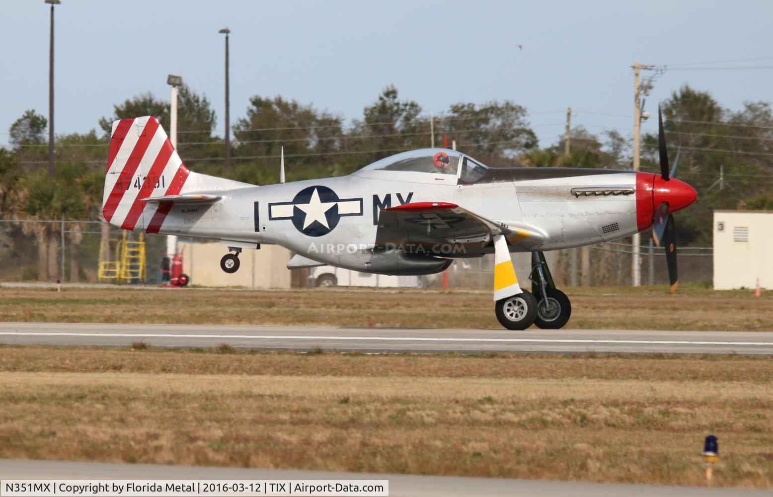 N351MX, 1944 North American P-51D Mustang C/N 122-40931 (44-74391), February