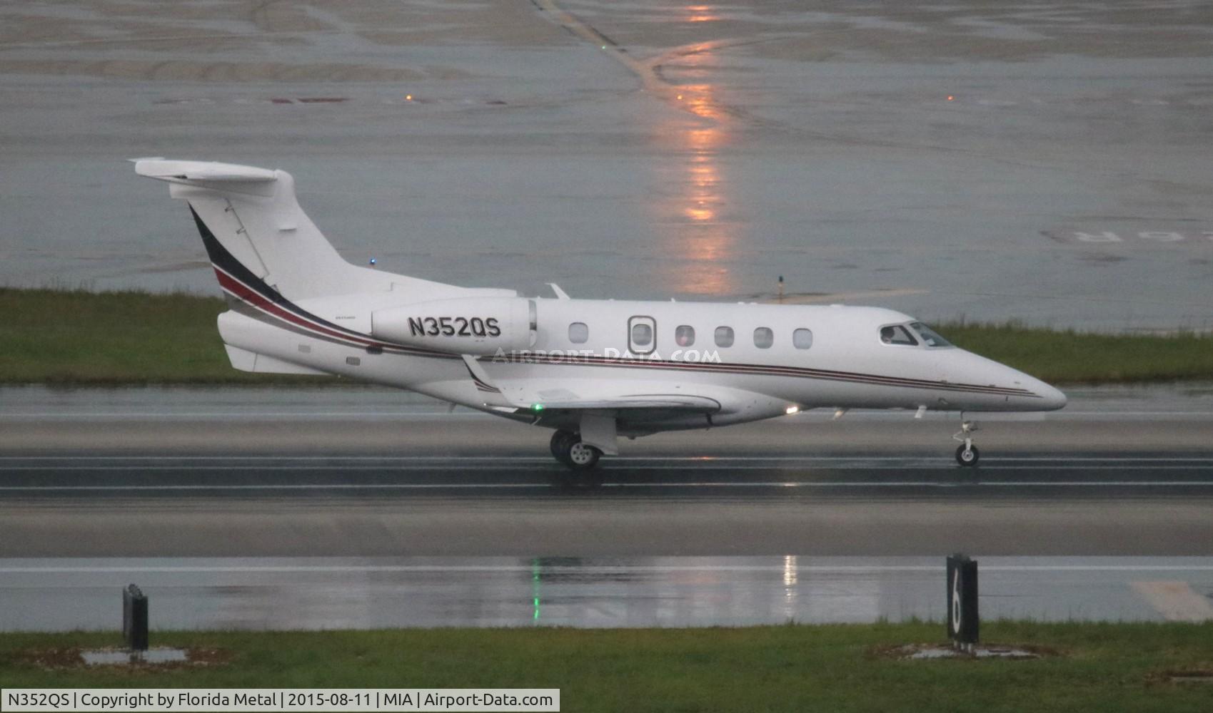 N352QS, 2014 Embraer EMB-505 Phenom 300 C/N 50500244, Net Jets in a thunderstorm