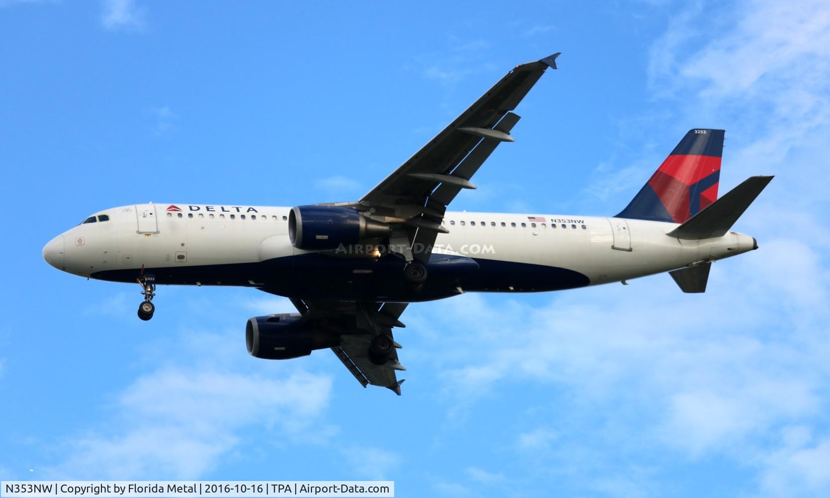 N353NW, 1998 Airbus A320-212 C/N 786, Delta