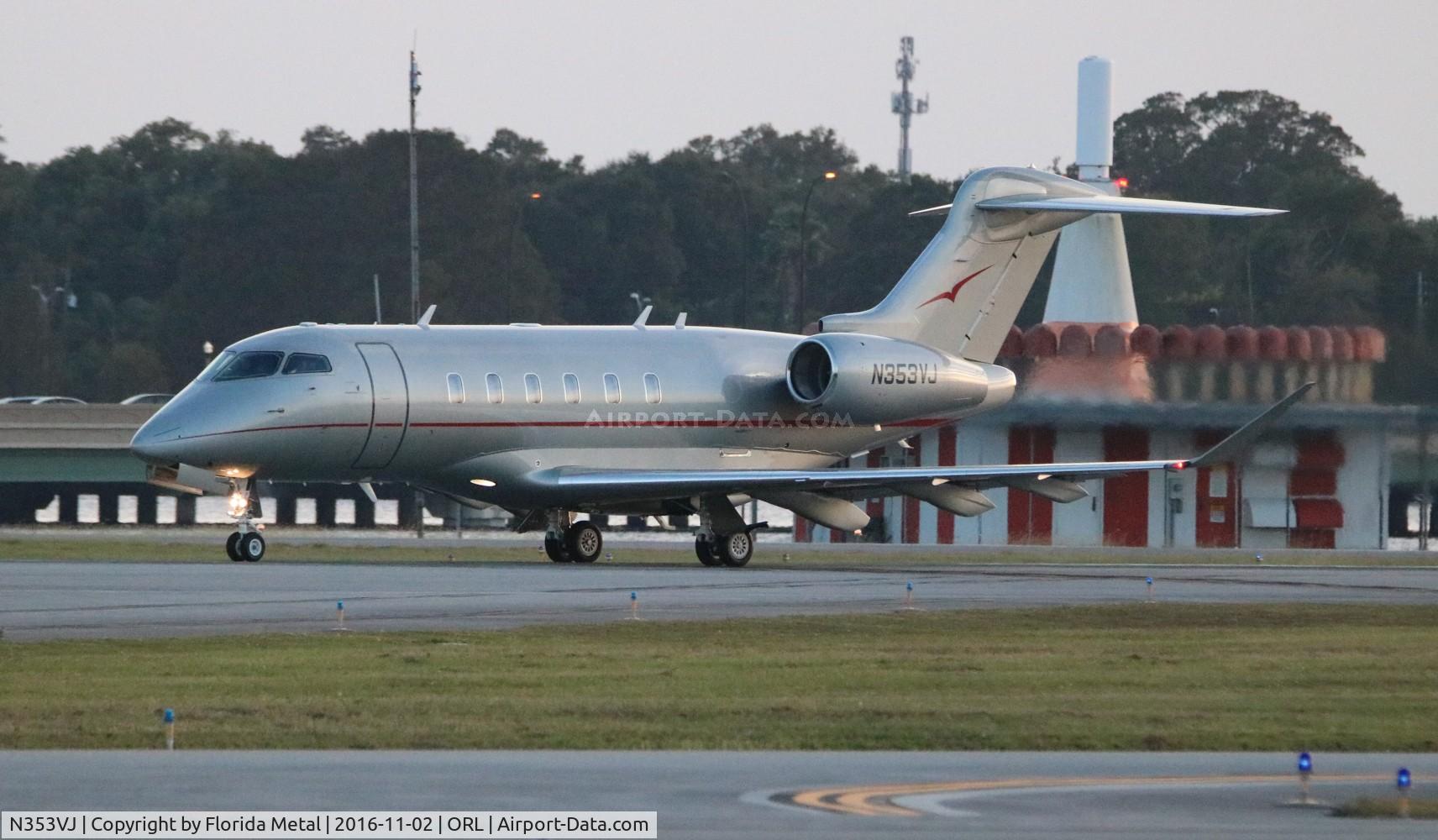 N353VJ, 2016 Bombardier Challenger 350 (BD-100-1A10) C/N 20609, VistaJet