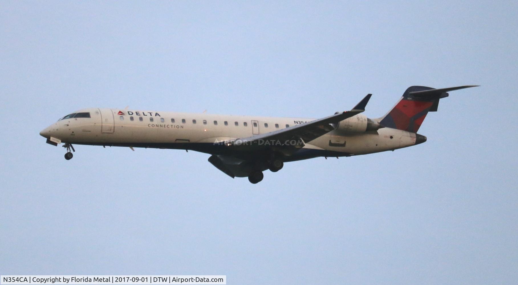 N354CA, 2002 Bombardier CRJ-701ER (CL-600-2C10) Regional Jet C/N 10064, Delta Connection