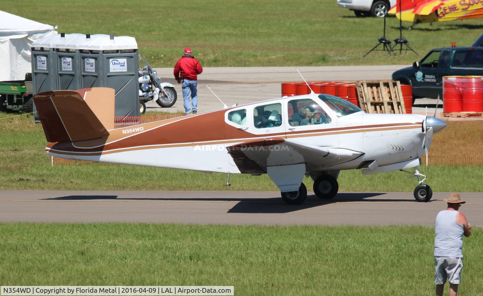 N354WD, 1956 Beech G35 Bonanza C/N D-4458, Bonanza G35
