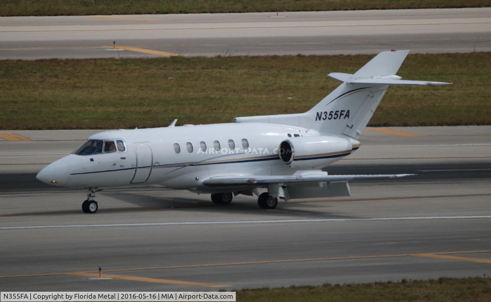 N355FA, 1989 British Aerospace BAe.125 Series 800A C/N 258156, HS 800A